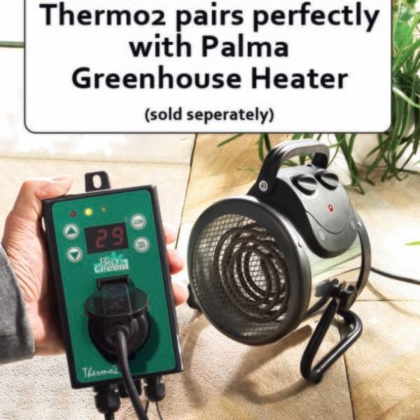 Bio Green Thermo2 Digital Thermostat 4 Palma Greenhouse Heater 4