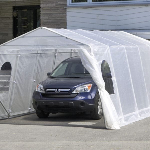 Car Shelter 11 ft. X 16 ft. ASM11x16 CLEAR 60051963129 (9)