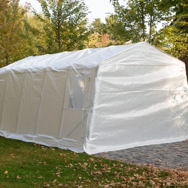 Car Shelter 11 ft. X 20 ft. ASM11x20 CLEAR 60051963136 (5)
