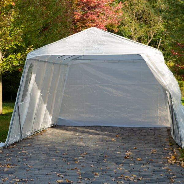 Car Shelter 11 ft. X 20 ft. ASM11x20 CLEAR 60051963136 (7)