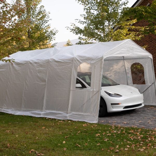Car Shelter 11 ft. X 20 ft. ASM11x20 CLEAR 60051963136 (8)
