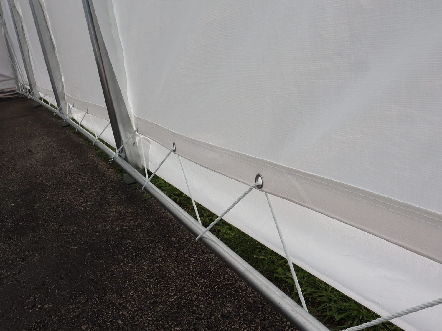 Deluxe Double Car Shelter 18 ft x 20 ft. CO18X20FF 200 WHI 060051342207 (13)