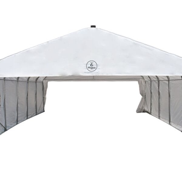 Deluxe Double Car Shelter 18 ft x 20 ft. CO18X20FF 200 WHI 060051342207 (6)
