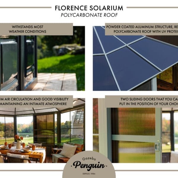 Florence Solarium 12x15 Polycarbonate Roof 41215 12 060051019024 (11)