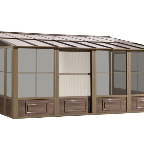 Florence Wall Mounted Solarium 10x16 Polycarbonate Roof W1610 12 060051019086 (3)