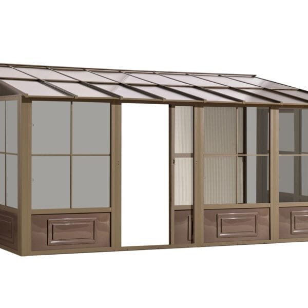 Florence Wall Mounted Solarium 8x16 Polycarbonate Roof W1608 12 060051019055 (3)