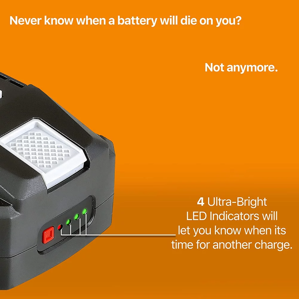 SuperHandy Lithium Ion Rechargeable Battery 48V DC 2Ah 88.8 Watt Hours5