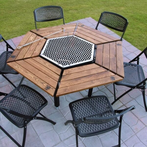 THE JAG 6 TABLE GRILL & FIRE PIT (4)